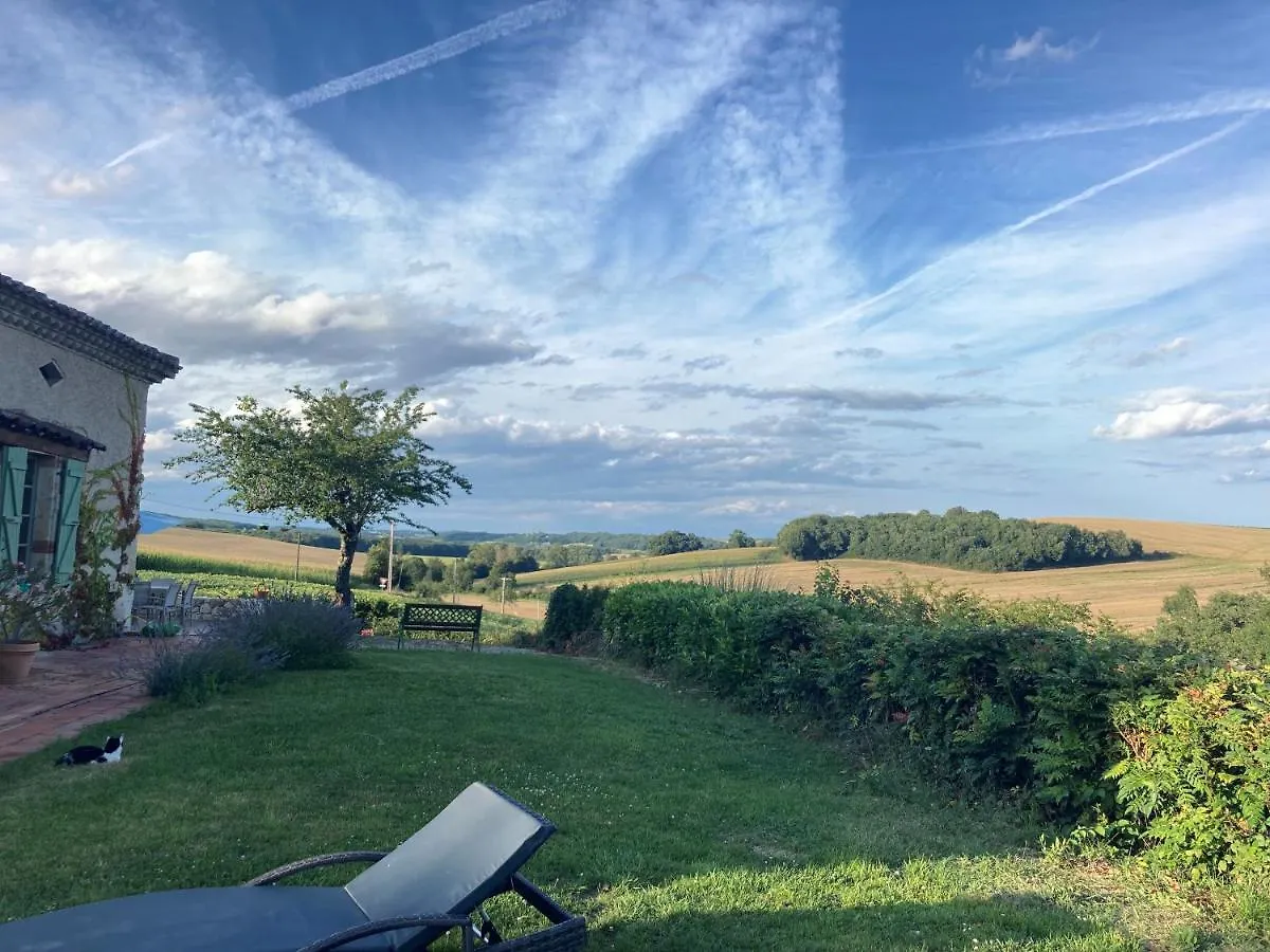 Villa Avec Vue - Piscine Privee, Cuisine D'Ete, Jeux Video Et Appareils De Fitness Puygaillard-de-Lomagne