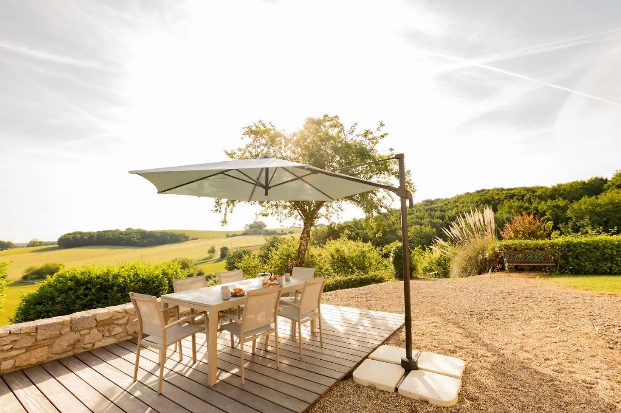 Villa Avec Vue - Piscine Privee, Cuisine D'Ete, Jeux Video Et Appareils De Fitness Puygaillard-de-Lomagne France