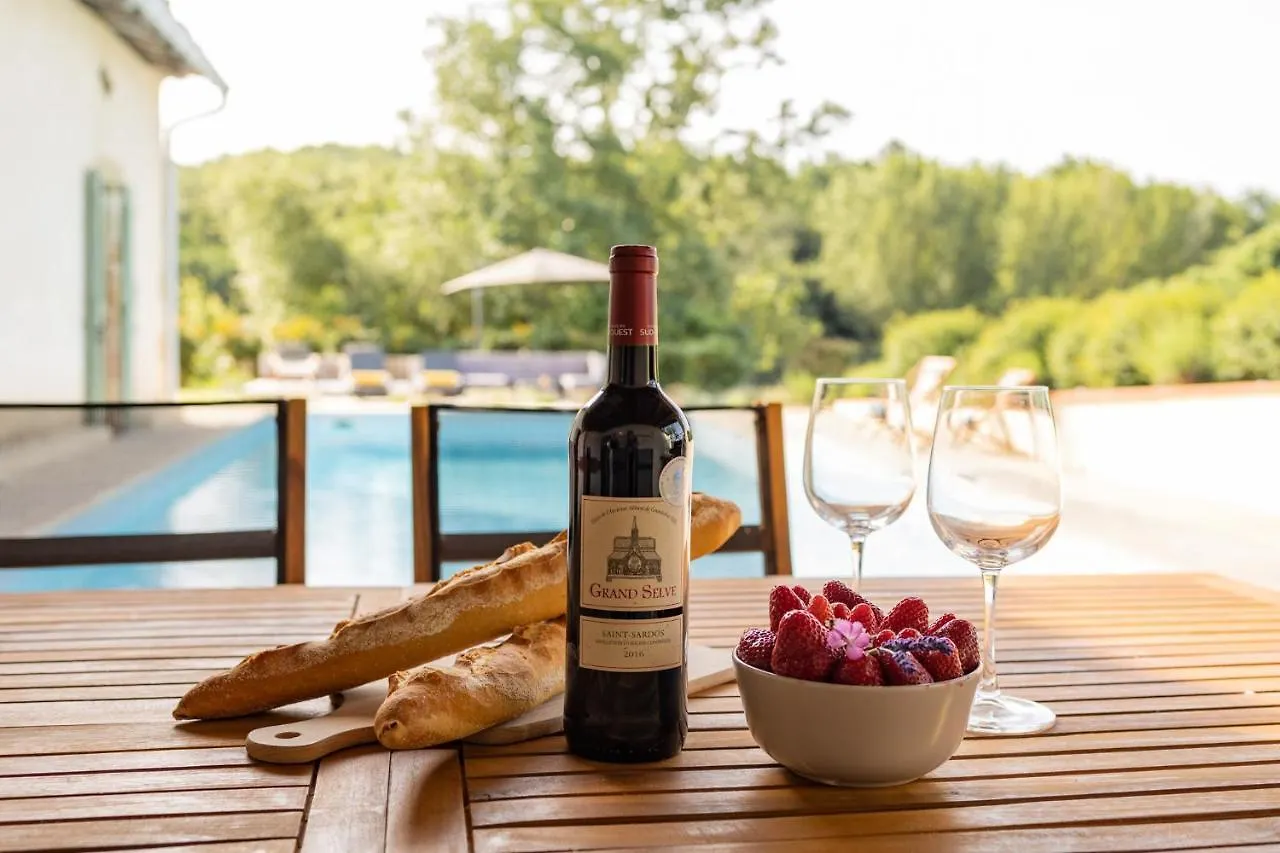 Villa Avec Vue - Piscine Privee, Cuisine D'Ete, Jeux Video Et Appareils De Fitness Puygaillard-de-Lomagne